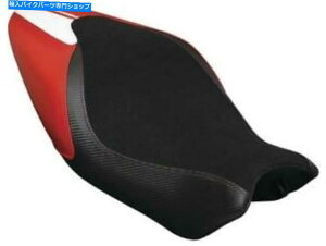 V[g Luimoto 1284101XgCvC_[V[gJo[ - XG[hubN/ CFubN/bh/zCg Luimoto 1284101 Stripe Rider Seat Covers - Suede Black/CF Black/Red/White