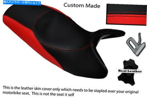 V[g bhubNJX^tBbgBMW K1200RS K 1200 RSAfAU[V[gJo[ RED & BLACK CUSTOM FITS BMW K1200RS K 1200 RS REAL DUAL LEATHER SEAT COVER