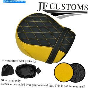 V[g DSG3CG[ubNrj[JX^tBbgz_VhEVT 1100 C3AV[gJo[+ WSP DSG3 YELLOW BLACK VINYL CUSTOM FITS HONDA SHADOW VT 1100 C3 REAR SEAT COVER+WSP