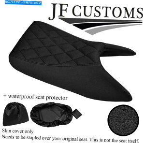 シート DSG3ブラックSTグリップカスタムフィットホンダCBR 125 R 04-10フロントシートカバー+ WSP DSG3 BLACK ST GRIP CUSTOM FITS HONDA CBR 125 R 04-10 FRONT SEAT COVER+WSP