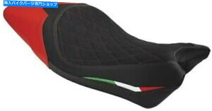 V[g Luimoto 1462101 Diamond EditionC_[V[gJo[ - XG[hubN/ubN/ CFbh Luimoto 1462101 Diamond Edition Rider Seat Covers - Suede Black/Black/CF Red