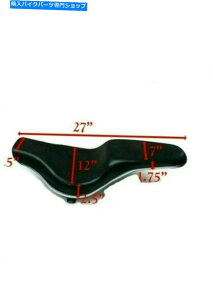 �V�[�g �f���A���X�����V�[�g���C�����G���t�B�[���h�T���_�[�o�[�h�u���b�N Dual Slim Seat Royal Enfield Thunderbird Black�y���s�A���i�z