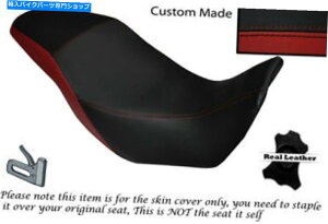 �V�[�g �u���b�N���_�[�N���b�h�J�X�^���t�B�b�g�z���_CB 500 x 13-14�f���A�����U�[�V�[�g�J�o�[ BLACK & DARK RED CUSTOM FITS HONDA CB 500 X 13-14 DUAL LEATHER SEAT COVER