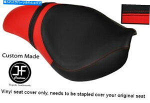 V[g bhubNrj[JX^tBbg{lrAJ[hX^[V[gJo[ RED & BLACK VINYL CUSTOM FITS TRIUMPH BONNEVILLE AMERICA ROADSTER SEAT COVER