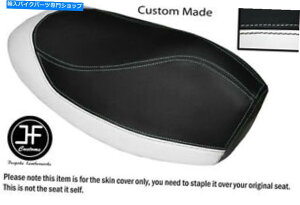 V[g Ɣ̃rj[̃JX^tBbVvW[Buxy RS 50fAV[gJo[̂ BLACK AND WHITE VINYL CUSTOM FITS PEUGEOT BUXY RS 50 DUAL SEAT COVER ONLY