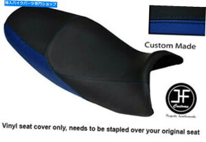 シート ブラック&ロイヤルブルービニールカスタムフィットKawasaki ZZR ZX 1200デュアルシートカバーのみ BLACK & ROYAL BLUE VINYL CUSTOM FITS KAWASAKI ZZR ZX 1200 DUAL SEAT COVER ONLY