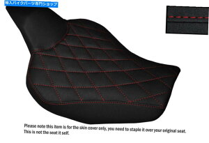 V[g Ԃ_ChXeb`Obvrj[JX^tBbgZ1000 14-16tgV[gJo[ RED DIAMOND STITCH GRIP VINYL CUSTOM FITS KAWASAKI Z1000 14-16 FRONT SEAT COVER