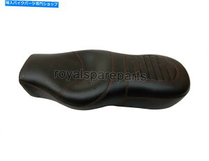 V[g CGtB[hC^[Zv^[650̂߂̍vJX^}CYꂽc[OfAV[g Black Leatherite Customized Touring Dual Seat For Royal Enfield Interceptor 650