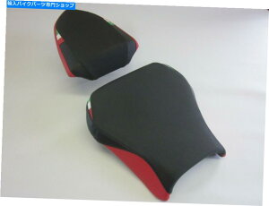 V[g A11 Aprilia RSV1000R~ubN//̐Frj[V[gJo[ - Zbg A11 Aprilia RSV1000R Mille Black/Red/ Flag colours vinyl seat cover -SET