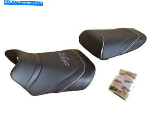 V[g XYLSV 650 S / N 2006-2012gbv̔Jo[ZbgfUCi[ubNV Suzuki SV 650 S / N 2006-2012 Top Sellerie Seat Cover set Designer Black & SI