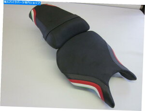 V[g D05 DUCATI 749/999J[{/C^A̍Frj[V[gJo[ - Zbg D05 Ducati 749/999 Carbon/Italian flag colours vinyl seat cover -SET