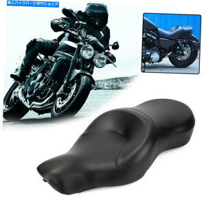 V[g n[[X|[cX^[XL883 1200̂߂̕č̍̉^]yяq2̍ȃNbV US Black Driver & Passenger Two-up Seat Cushion For Harley Sportster XL883 1200