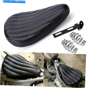 V[g Harley Sportster Bobber`bp[̂߂̍̃tghCo[̃\V[gNbVJo[ Black Front Driver Solo Seat Cushion Cover For Harley Sportster Bobber Chopper