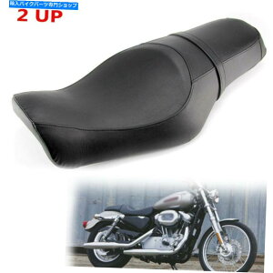 V[g n[[X|[cX^[XL 883 1200 48 72̂߂2̃AbvhCo[C_[̏q̏_炩 Two Up Driver Rider Passenger Soft Seat For Harley Sportster XL 883 1200 48 72