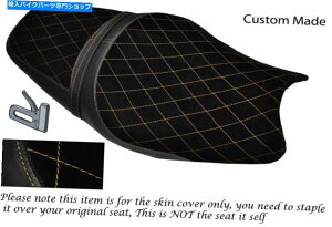 V[g S[h_ChfUCJX^tBbgZZR1400 ZX14R 12-14XG[hV[gJo[ GOLD DIAMOND DESIGN CUSTOM FITS KAWASAKI ZZR1400 ZX14R 12-14 SUEDE SEAT COVER