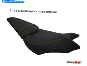 V[g z_CB 1000 R 2011gkV[gJo[ubNJ[S[hXeb` Honda CB 1000 R 2011 MotoK Seat Cover Black Color Gold Stitching