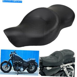 V[g n[[X|[cX^[XL883 XL1200N XL1200L̂߂2̉^]ȗqV[gNbV Two Up Driver Passenger Seat Cushion For Harley Sportster XL883 XL1200N XL1200L