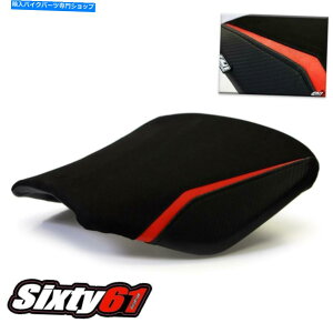 V[g z_RC51 SP1 SP2V[gJo[LUIMOTO 2000-2006XG[hJ[{ubNbhtg Honda RC51 SP1 SP2 Seat Cover Luimoto 2000-2006 Suede Carbon Black Red Front