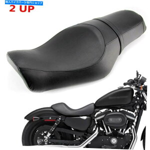 V[g n[[X|[cX^[XL 883 1200 48 72̂߂2̃AbvhCo[C_[̌㕔 Two Up Driver Rider Rear Passenger Seat For Harley Sportster XL 883 1200 48 72