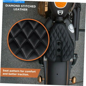 �V�[�g �n�[���[�X�|�[�c�X�^�[�_�C�i�\�t�g�{�o�[�pFangster Split Solo Seat�u���b�N�_�C�������h Fangster Split Solo Seat Black Diamond for Harley Sportster Dyna Softail Bobber�y���s�A���i�z