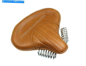 V[g F̃GtB[ĥ߂̐VȊṽtg\ThV[g New Pure Leather Front Solo Saddle Seat For Royal Enfield Classic In Tan Color