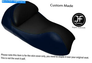 V[g ubNlCr[u[rj[JX^tBbg}nYP 400}WFXeB04-06tgV[gJo[ BLACK & NAVY BLUE VINYL CUSTOM FITS YAMAHA YP 400 MAJESTY 04-06 FRONT SEAT COVER