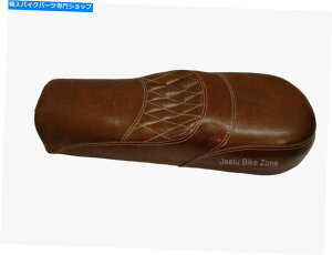 V[g CGtB[hC^[Zv^[AR`l^GT 650cĉ߂̃tFCNU[^fAV[g Faux Leather Tan Dual Seat For Royal Enfield Interceptor , Continental GT 650cc