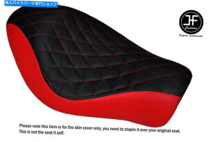 V[g n[[X|[cX^[[ACA883\V[gJo[pubNbhrj[_ChJX^ BLACK RED VINYL DIAMOND CUSTOM FOR HARLEY SPORTSTER LOW IRON 883 SOLO SEAT COVER