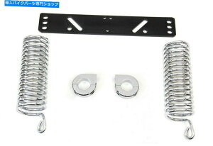 V[g Harley DavidsonɂN⏕\V[gXvOLbgV-Twin Chrome Auxiliary Solo Seat Spring Kit for Harley Davidson by V-Twin