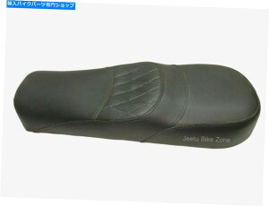 V[g CGtB[hR`l^GTC^[Zv^[650cc̃tFCNU[ubNfAV[g For Royal Enfield Continental GT Interceptor 650cc Faux Leather Black Dual Seat