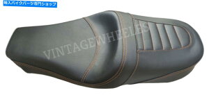 V[g CGtB[hC^[Zv^[650ccJX^ChKNbVfAV[gubN Royal Enfield Interceptor 650cc Custom Made Comfort Cushioned Dual Seat Black