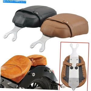 V[g Ch̃XJEg60f̂߂2F̌㕔qU[sIV[gpbh 2 Colors Rear Passenger Leather Pillion Seat Pad For Indian Scout Sixty Models