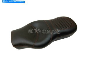 V[g CGtB[hC^[Zv^[650 CCubNU[TCgJX^}CYc[OfAV[g Royal Enfield Interceptor 650 cc Black Leatherite Customized Touring Dual Seat