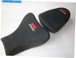 V[g S302XYLGSXR 600/750 08-10rj[V[gJo[ubN/bhTOPSTITCH-Zbg S302 Suzuki GSXR 600/750 08-10 vinyl seat cover Black/Red topstitch- SET