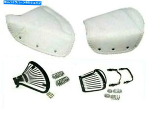 V[g tgAV[gCZbgzCgU[Rv[gCGtB[hBSAm[g Front & Rear Seat Lycett White Leather Complete Royal Enfield Triumph BSA Norton