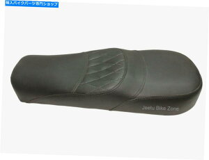 V[g CGtB[hR`l^GTC^[Zv^[650cc̃tFCNU[ubNfAV[g For Royal Enfield Continental GT Interceptor 650cc Faux Leather Black Dual Seat