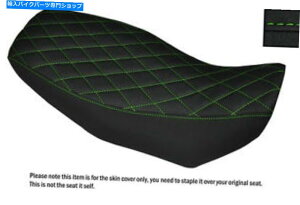 V[g Obvrj[LO[_ChXeb`JX^tBbgz_MSX 125OfAV[gJo[ GRIP VINYL L GREEN DIAMOND STITCH CUSTOM FITS HONDA MSX 125 GROM DUAL SEAT COVER