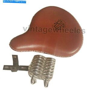 シート ロイヤルエンフィールドスタンダード&エレクトラタンカラーフロントソロレザーサイトシート Fit For Royal Enfield Standard & Electra Tan Colour Front Solo Leatherite Seat