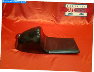 V[g ̌LuptonX^C̃KX@ۂ̃JtF̃[T[̍ LUPTON STYLE FIBREGLASS CAFE RACER SEAT WITH BUILT IN LIGHT IN BLACK