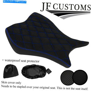 V[g DSG3u[Xeb`XG[hJX^pz_CBR 1000 RR 08-11tgV[gJo[+ WSP DSG3 BLUE STITCH SUEDE CUSTOM FOR HONDA CBR 1000 RR 08-11 FRONT SEAT COVER+WSP