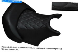 シート ダイヤモンドブラックステッチカスタムフィットヤマハv最大1200フロントシートカバー DIAMOND BLACK STITCH CUSTOM FITS YAMAHA V MAX 1200 FRONT SEAT COVERS