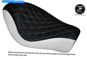 V[g rj[_ChJX^n[[X|[cX^[AC883\V[gJo[ BLACK & WHITE VINYL DIAMOND CUSTOM FOR HARLEY SPORTSTER IRON 883 SOLO SEAT COVER
