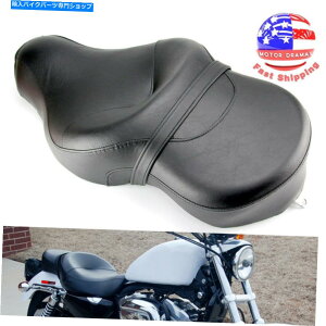 シート ハーリースポーツスターXL 883 XL 1200C / L / T 2004-2019のための2アップシートドライバ旅客 TWO-UP Seat Driver Passenger For Harley Sportster XL 883 XL 1200C/L/T 2004-2019