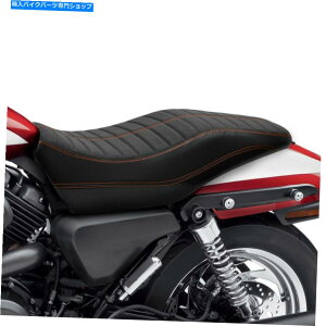 V[g n[[Xg[g500 750 XG500 XG750̂߂̍̉^]Ȃ̍ȃtBbg Black Driver Passenger Seat Fit For Harley Street 500 750 XG500 XG750 15-21 16