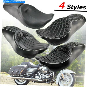 V[g 2008-2015n[[[hLOXg[gOCh̃C_[hCo[qc[AbvV[g Rider & Driver Passenger Two-Up Seat For 2008-2015 Harley Road King Street Glide