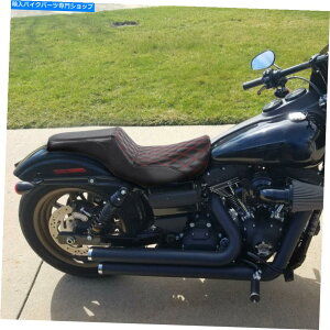 V[g ^]Ȃ̏ȍȃtBbĝ߂̃n[[_Cî悤ȃ{uFXDF[C_[06-17 2015 Driver Passenger Seat Fit For Harley Dyna Dyna Fat Bob FXDF Low Rider 06-17 2015