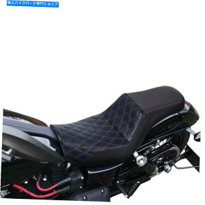 V[g ubNu[hCo[qV[gtBbgn[[_Ci[C_[FXD FXDWG 06-17 Black Blue Driver & Passenger Seat Fit For Harley Dyna Low Rider FXD FXDWG 06-17