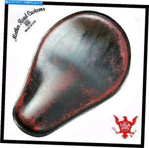 V[g X[cXvO\`bp[n[[X|[cX^[AJubNbhfBXg10x13 " Seat Spring Solo Chopper Harley Sportster USA Black Red Distressed 10x13"