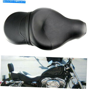 V[g n[[X|[cX^[XL883 XL1200 2004-2020̂߂2AbvhCǒ㕔ȍ Two-Up Driver Rear Passenger Seat For Harley Sportster XL883 XL1200 2004-2020