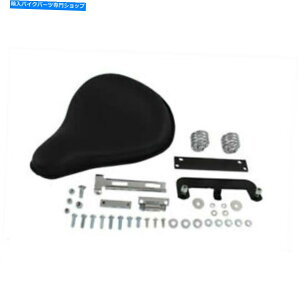 V[g 1982-2003n[[X|[cX^[XL̂߂̍v̏t\V[g}EgLbg Black Leather Spring Solo Seat Mount Kit for 1982-2003 Harley Sportster XL
